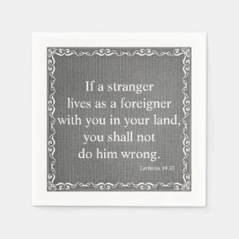 Servilleta De Papel Cita de la Biblia del Antiguo Testamento - Levític