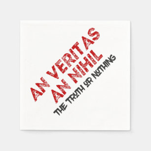 Servilleta De Papel Cita de la verdad latina