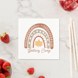 Servilleta De Papel Cita de otoño del Boho