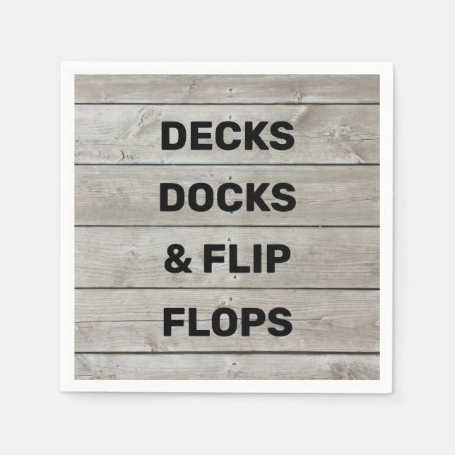 Servilleta De Papel Cita de Rótulo de edad avanzada para cabañas, barc (Anverso)