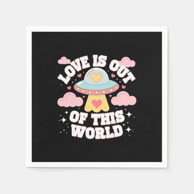 Servilleta De Papel Cita divertida de meme de Out of This World (Anverso)