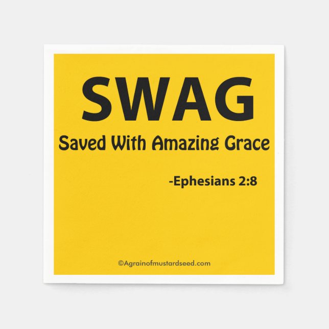 Servilleta De Papel Citas de la Biblia (Anverso)