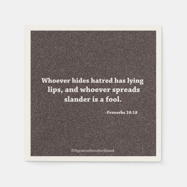 Servilleta De Papel Citas religiosas (Anverso)