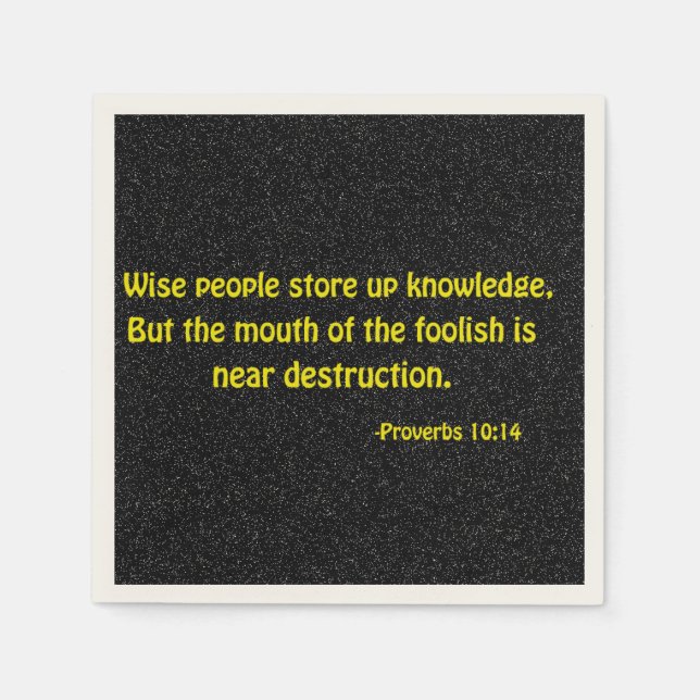 Servilleta De Papel Citas religiosas (Anverso)