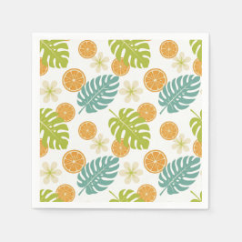 Servilleta De Papel Cítrico Tropical