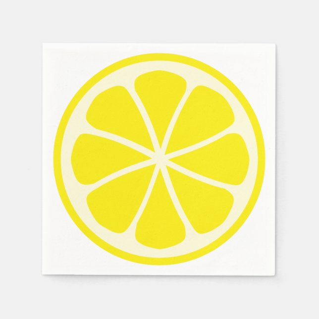Servilleta De Papel Citrus Fiesta Lemon (Anverso)