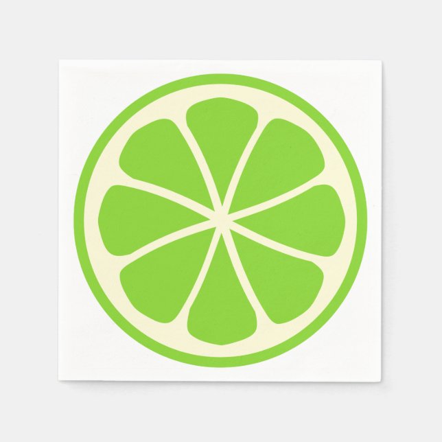 Servilleta De Papel Citrus Fiesta Lime (Anverso)