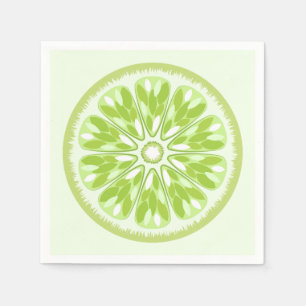 Servilleta De Papel Citrus Slices Green Lime