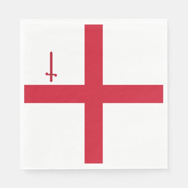 Servilleta De Papel City of London (Inglaterra) (Capital del Reino Uni (Anverso)