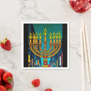 Servilleta De Papel Ciudad Menorah
