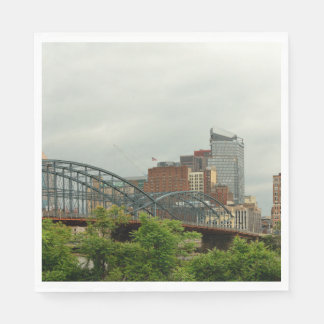 Servilleta De Papel Ciudad - Pittsburg PA - La gran ciudad de Pittsbur