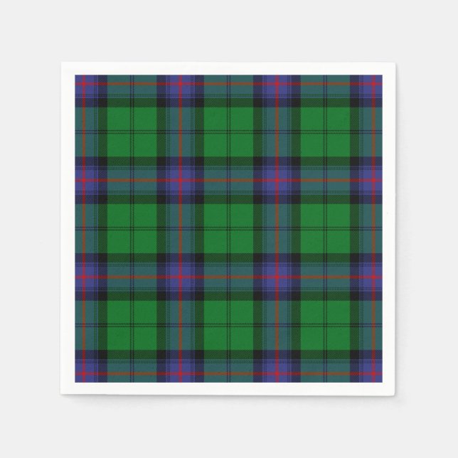 Servilleta De Papel Clan Armstrong Tartan (Anverso)