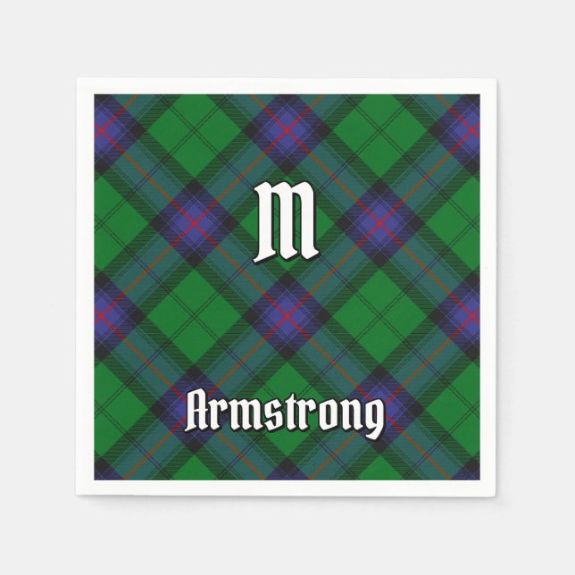 Servilleta De Papel Clan Armstrong Tartan Napkins (Anverso)