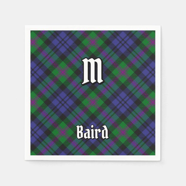 Servilleta De Papel Clan Baird Tartan (Anverso)