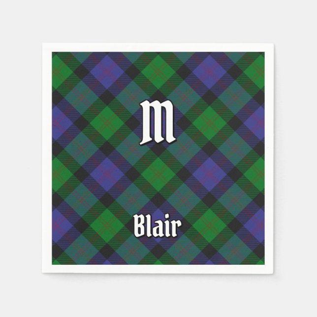 Servilleta De Papel Clan Blair Tartan Napkins (Anverso)