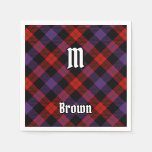 Servilleta De Papel Clan Brown Tartan