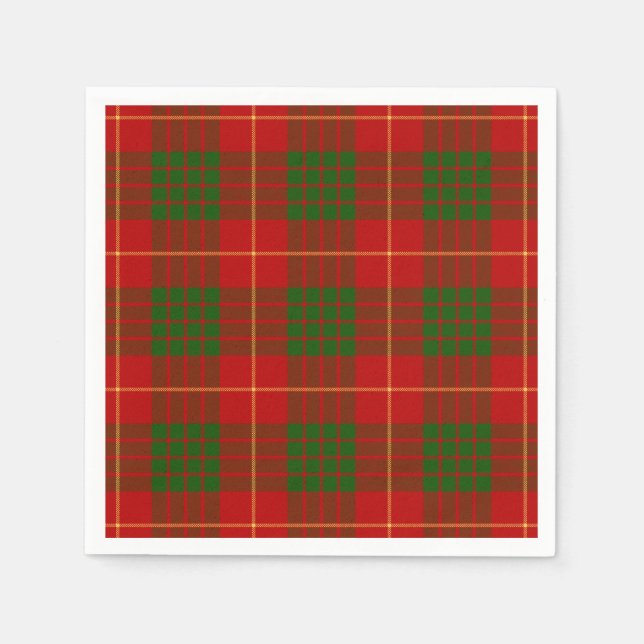Servilleta De Papel Clan Cameron Tartan (Anverso)