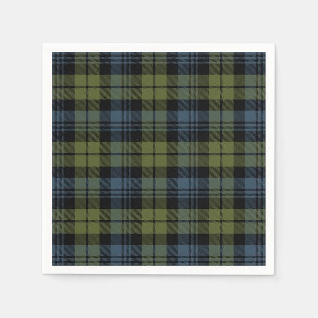 Servilleta De Papel Clan Campbell Tartan (Anverso)