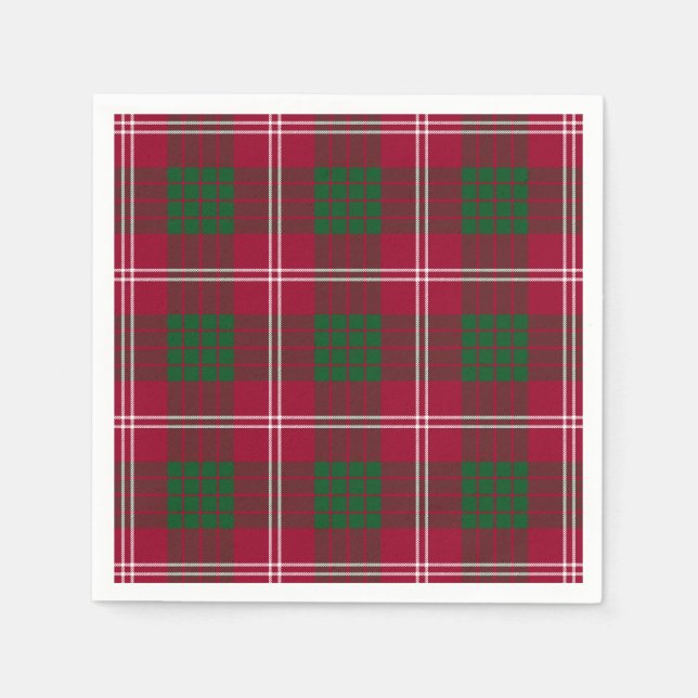 Servilleta De Papel Clan Crawford Tartan (Anverso)