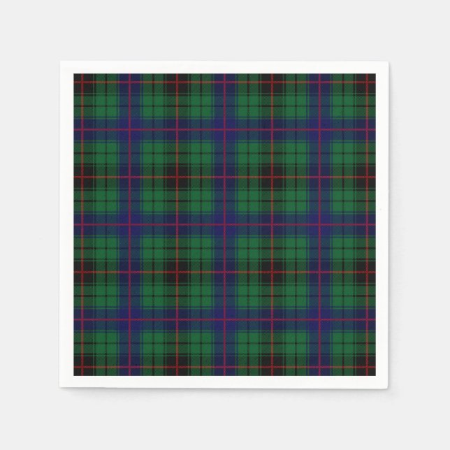 Servilleta De Papel Clan Davidson Tartan (Anverso)