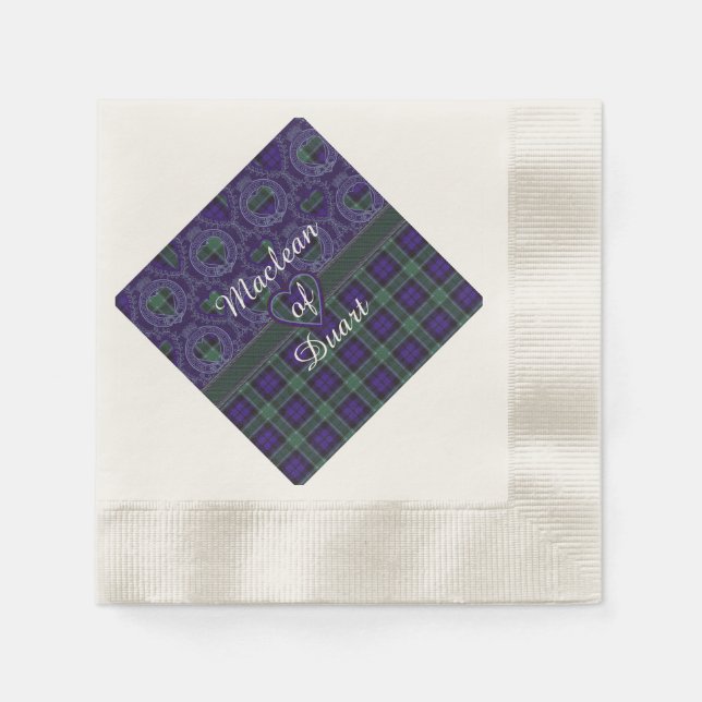 Servilleta De Papel Clan de Graham Plaid Scottish tartan (Anverso)