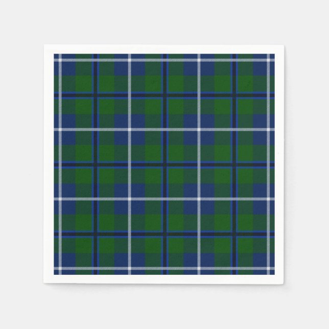 Servilleta De Papel Clan Douglas Tartan (Anverso)