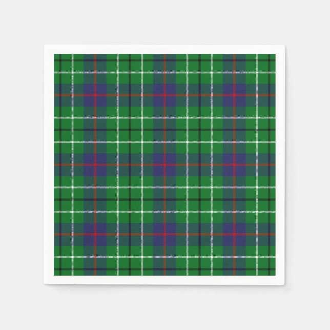 Servilleta De Papel Clan Duncan Tartan (Anverso)