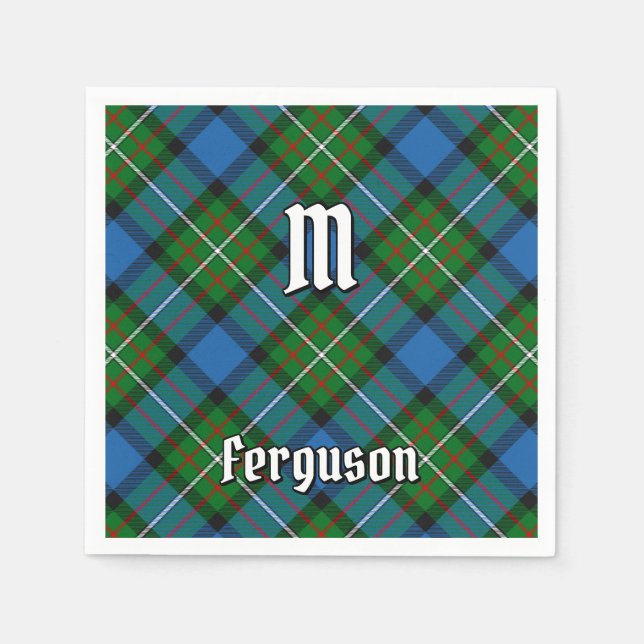 Servilleta De Papel Clan Ferguson Tartan Napkins (Anverso)