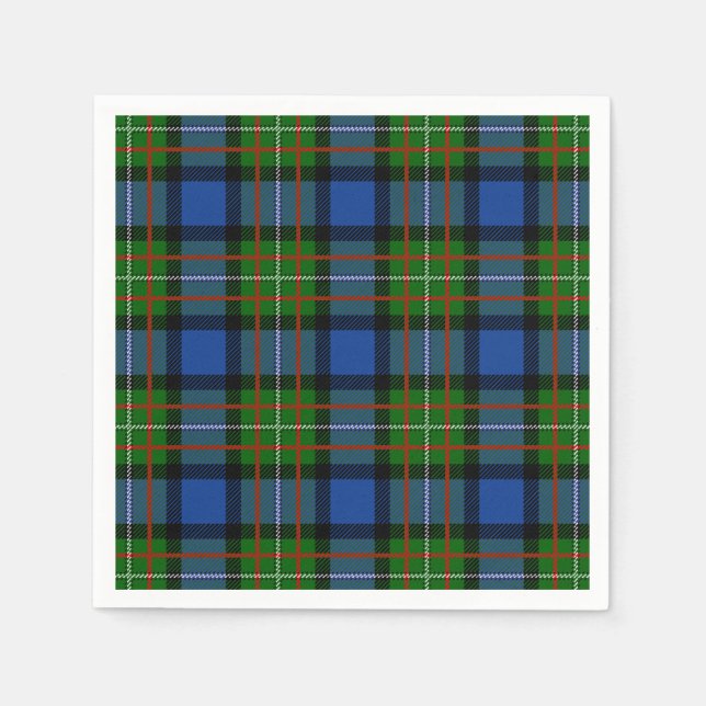 Servilleta De Papel Clan Fergusson Tartan (Anverso)