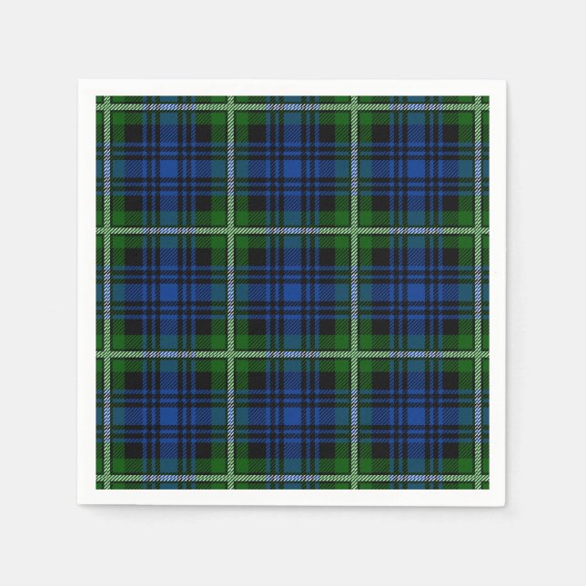 Servilleta De Papel Clan Forbes Tartan (Anverso)
