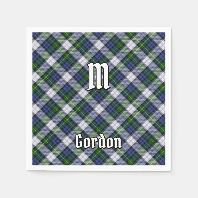 Servilleta De Papel Clan Gordon Dress Tartan Napkins (Anverso)