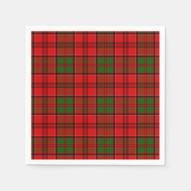 Servilleta De Papel Clan Grant Tartan (Anverso)