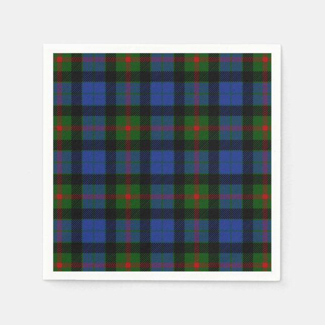 Servilleta De Papel Clan Gunn Tartan (Anverso)