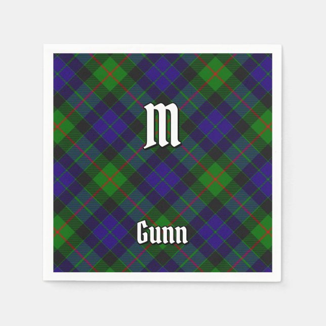 Servilleta De Papel Clan Gunn Tartan Napkins (Anverso)