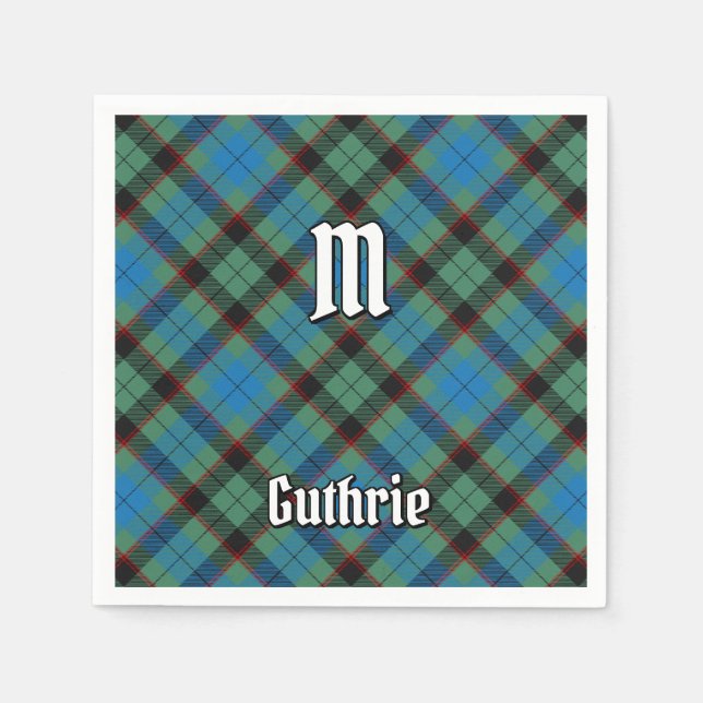 Servilleta De Papel Clan Guthrie Tartan (Anverso)