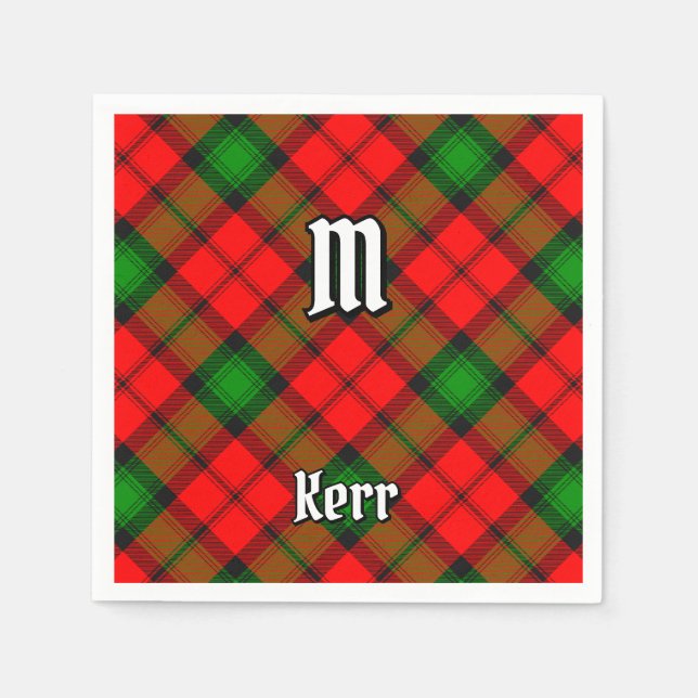 Servilleta De Papel Clan Kerr Tartan (Anverso)