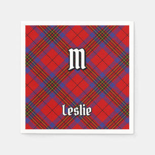 Servilleta De Papel Clan Leslie Red Tartan