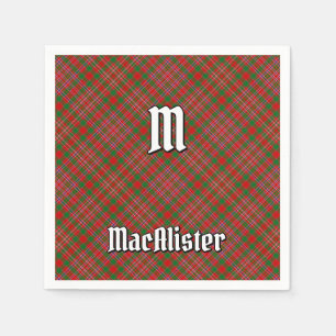 Servilleta De Papel Clan MacAlister Tartan Napkins