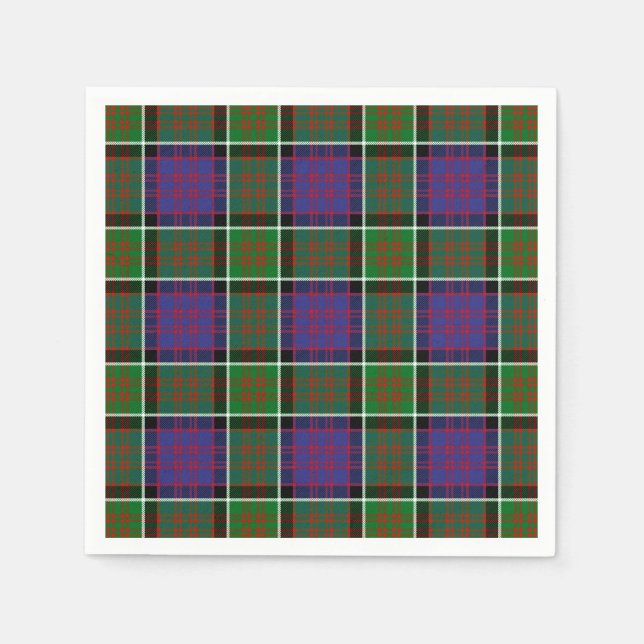 Servilleta De Papel Clan MacDonald De Ranald Tartan (Anverso)