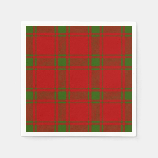 Servilleta De Papel Clan MacDonald del tartán de Sleat (Anverso)