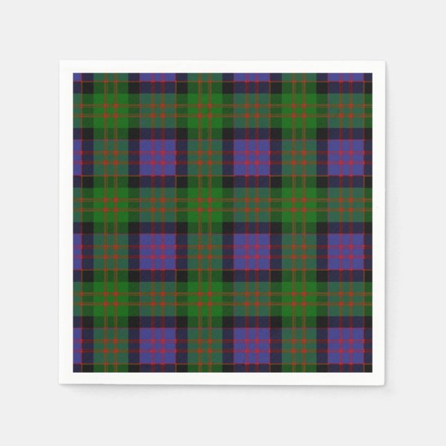 Servilleta De Papel Clan MacDonald Tartan (Anverso)