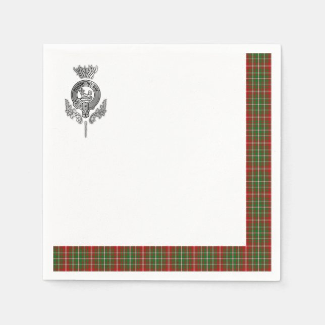 Servilleta De Papel Clan MacDougall Tartan (Anverso)