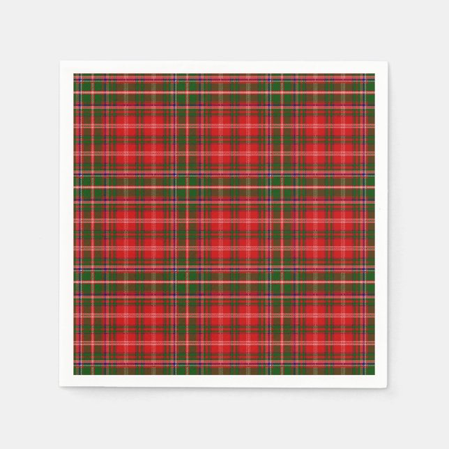 Servilleta De Papel Clan MacDougall Tartan (Anverso)