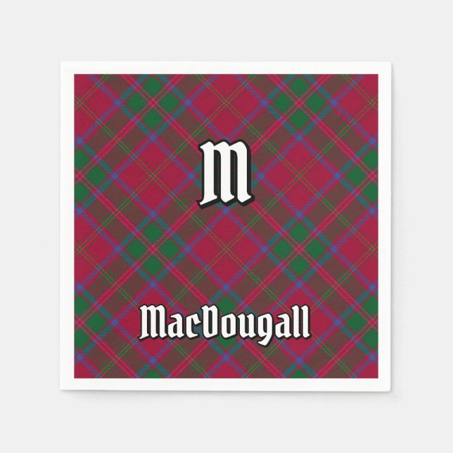 Servilleta De Papel Clan MacDougall Tartan (Anverso)
