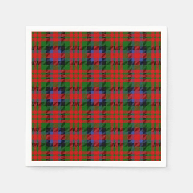 Servilleta De Papel Clan MacDuff Tartan (Anverso)