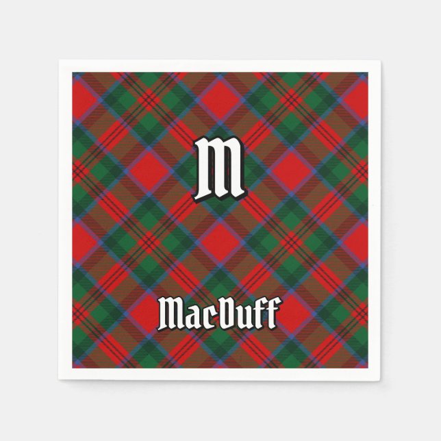 Servilleta De Papel Clan MacDuff Tartan (Anverso)