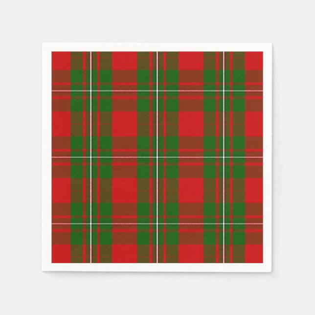 Servilleta De Papel Clan MacGregor Tartan (Anverso)