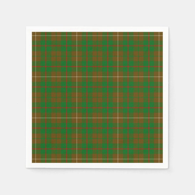Servilleta De Papel Clan MacKinnon Hunting Tartán (Anverso)