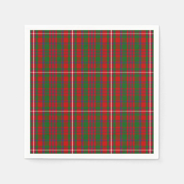Servilleta De Papel Clan MacKinnon Tartan (Anverso)
