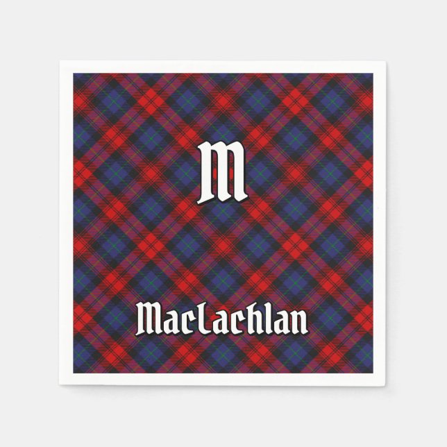Servilleta De Papel Clan MacLachlan Tartan (Anverso)